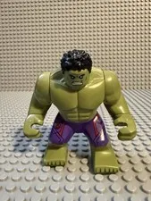 LEGO Marvel Avengers Hulk Minifigure sh0173 Dark Purple Pants From 76031 & 76041