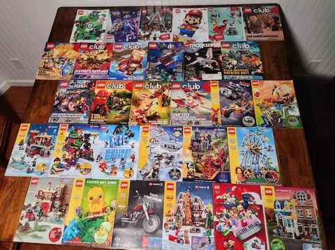 Lot Of 48 Lego Club Magazine Life Catalog Ninjago Star Wars etc.
