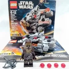 🔥LEGO Star Wars 75193 Millennium Falcon 100% Complete w/ Box, Manual, Chewbacca