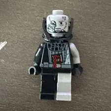 LEGO Vader Black & White 2-Tone Figure w/ Black Neck Armor Accessory