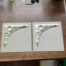 Lego Mountain Base Plate 32x32 Lot of 2 *Pre-Owned* Rare