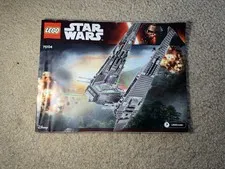 INSTRUCTIONS MANUAL ONLY- LEGO 75104 STAR WARS KYLO RENS COMMAND SHUTTLE BUILD