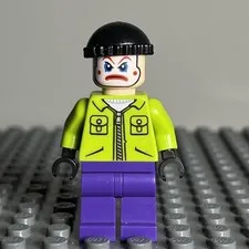 LEGO Minifigure The Joker's Henchman Lime Jacket sh0020 - 1i