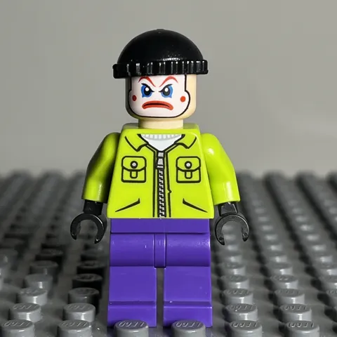 LEGO Minifigure The Joker's Henchman Lime Jacket sh0020 - 1i