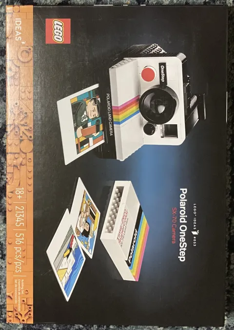 LEGO Ideas Polaroid OneStep SX-70 Building Set f - 21345 - SEALED BOX