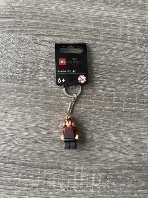 Lego Marvel Infinity Saga Scarlet Witch Wanda Maximoff Keychain