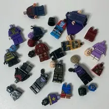LEGO Marvel & DC Minifigure Parts Lot: Incomplete Super Heroes, Villains ~ READ…