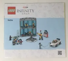Lego 76216 Marvel Iron Man Armory Instruction Manual Book Only - No Bricks