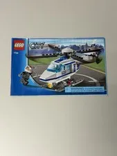 Lego City 7741 Police Helicopter Instruction Manual Only