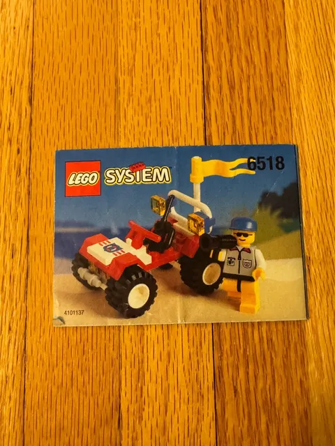 Lego Town Baja Buggy (6518) Instruction Booklet Only
