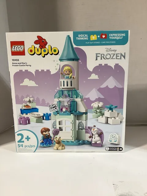 LEGO DUPLO Disney Anna and Elsa’s Frozen Castle Party, Toddler Toy, 2+, 10455