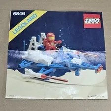 Vintage Lego Space Tri-Star Voyager (6846) Instruction Booklet Only