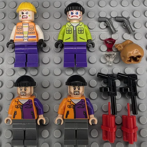 Lego DC Super Heroes Minifigures SH0093 SH0020 SH0021 Goon Henchman