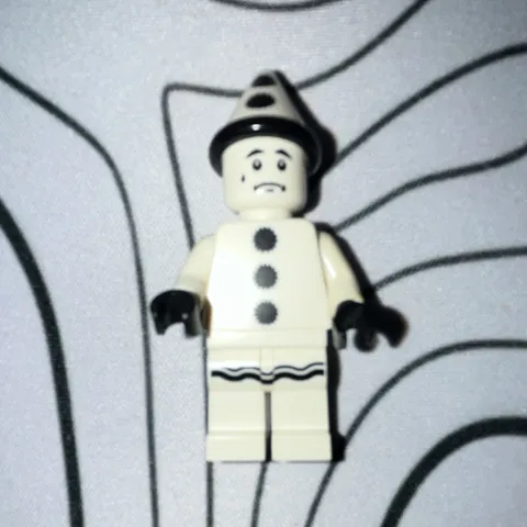 LEGO Minifigures Sad Clown Pierrot Minifigure 71001 Authentic Retired