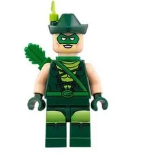 LEGO® Minifig sh0465 - Green Arrow - Hat with Feather Minifigure NEW