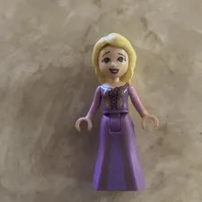 LEGO Repunzel Minifigure - Dark Purple Top - Disney Princess Minifig 41156