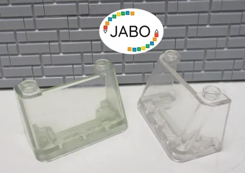 (B8/10) LEGO 2x 3823 Windshield 2x4x2 Windshield Cockpit Trans Clear
