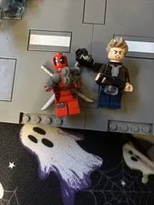 LEGO Deadpool and Eddie Brock Minifigure Both In Good Condition Lot of 2