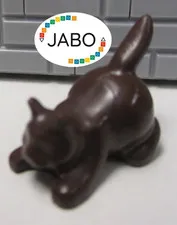 (O 15 / 8 / 6 ) Lego Animal 6251 Dark Brown Cat