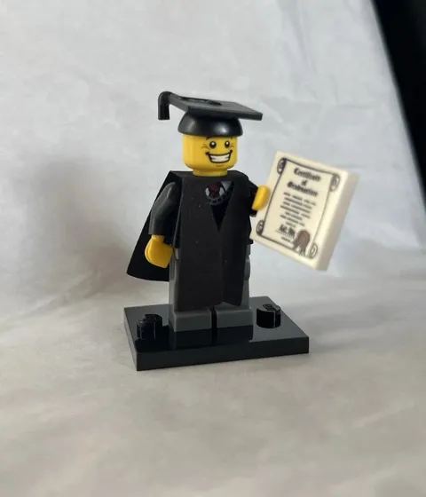 LEGO Graduate Minifigure Collectible CMF Series 5 (8805) - Complete