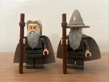 LEGO Gandalf the Grey minifigures (lor001 & lor142) Lord of The Rings