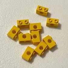 Lego 3700 Yellow Replacement Add-on Pieces Parts Lot of 10