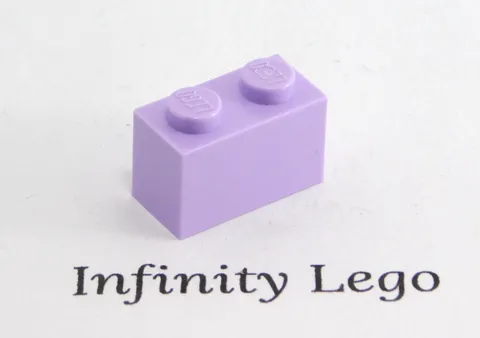 25 LEGO Lavender Brick 1 x 2 (3004) - (25 Pieces)