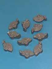 x10 LEGO Piece 69755 Trigger For Bazooka Shooter Dark Bluish Gray Genuine Bulk