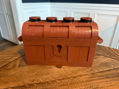 Upscaled Giant Big Brick Building Block Treasure Chest MOC Genaric Bricks