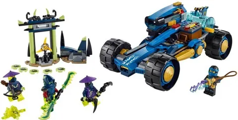 LEGO NINJAGO 70731 Jay Walker One 4 Minifigures 386 Pieces No Box Pre-Owned