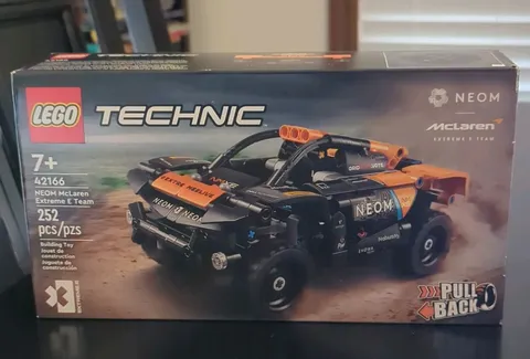 LEGO Technic 42166 NEOM McLaren Extreme E Team Pull Back Car 252 pcs 2024