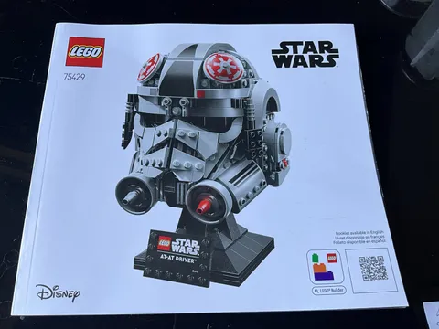 Lego Star Wars AT-AT Driver Helmet #75429 Instruction Booklet Only (J)