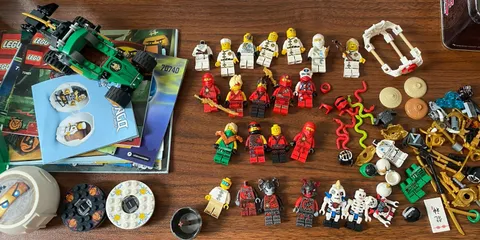 Huge Lego Ninjago Minifigure And Accessory Lot