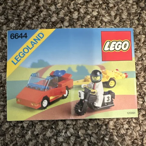 LEGO LEGOLAND 6644 Illustrated Instruction Manual Booklet, MPN 120061