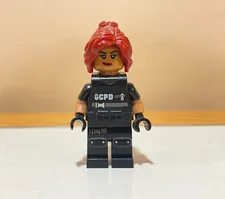 Lego DC Batman Barbara Gordon Minifigure SWAT Vest sh0328 Scuttler 70908