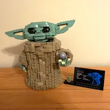 LEGO Star Wars The Child Grogu The Mandalorian 75318 100% Complete W/ Plaque