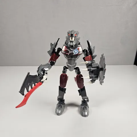 LEGO Legends of Chima Worriz 70204 Buildable Figure Wolf Warrior Complete
