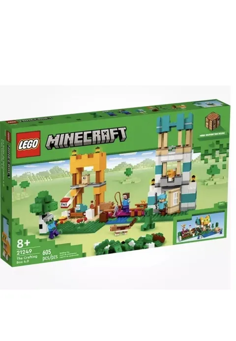 LEGO Minecraft The Crafting Box 4.0 21249 Building Toy Set, Ages 8 & Up
