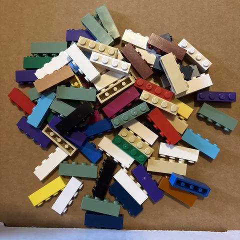 Lot Of 77 Lego 3010 1x4 Bricks