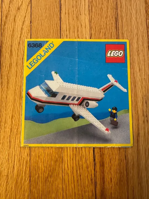 Lego Town Jet Airliner (6368) Instruction Booklet Only