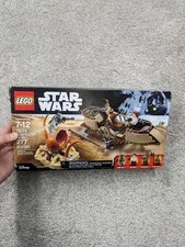 LEGO Star Wars Desert Skiff Escape Set 75174 277 Pcs 7-12 Complete Box Wear