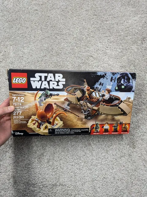 LEGO Star Wars Desert Skiff Escape Set 75174 277 Pcs 7-12 Complete Box Wear