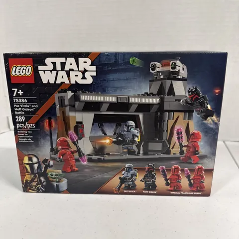 LEGO Star Wars: (2024) PAZ VIZLA & MOFF GIDEON BATTLE  #75386 Brand New Sealed