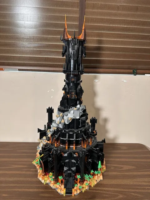 LEGO Lord of the Rings Barad-dur 10333 Built