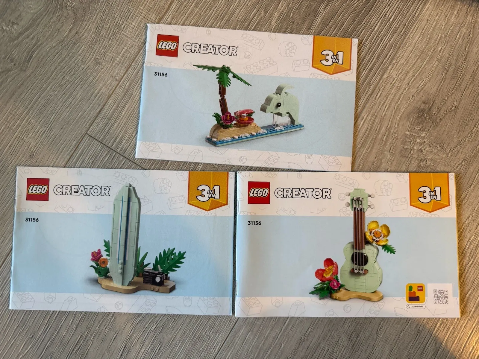 Lego Creator 3 in 1 # 31156 Instruction Manuals Only