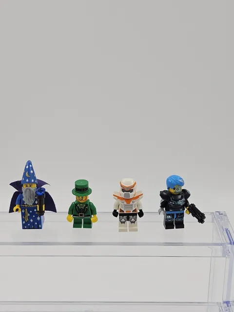 Lego Minifigure Series Mixed Lot Of 4 Missing Parts Wizard Leprechaun