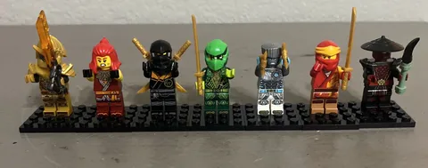 Lego Ninjago Dragons Rising Minifigures Lot Of 7-Zane, Lloyd, Cole, Kai, Drix +