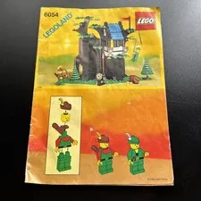 1988 LEGO Forestmen’s Hideout 6054 - Original Instructions Book Only Vintage