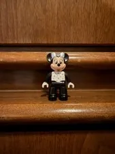 Lego Duplo Building Block Figure Replacement Disney MINNIE MOUSE Silver 100th An