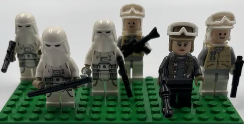 Hoth Battle Pack - Lego Star Wars Minifigure Lot of (6) w/ Accessories